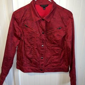 Rock & Republic Red Jean Jacket